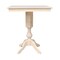 International Concepts 36 in. x 36 in. Square Top Pedestal Table With 4 Bar Height Stools Set of 5 K-3636TP-11B-S103-4 - alternate 2
